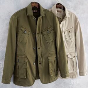 OLD MONEY HERITAGE UTILITY PATRICK JAMES RESERVE PARKSTONE OLIVE FIELD JACKET